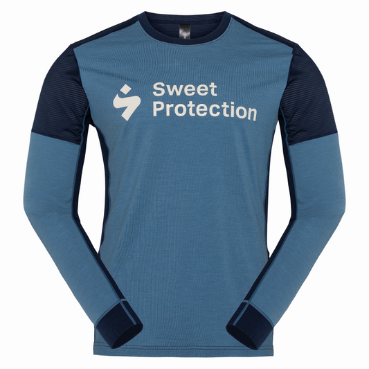 Sweet Protection (Sample) - Men's Hunter Merino Hybrid LS Jersey - Sky Blue