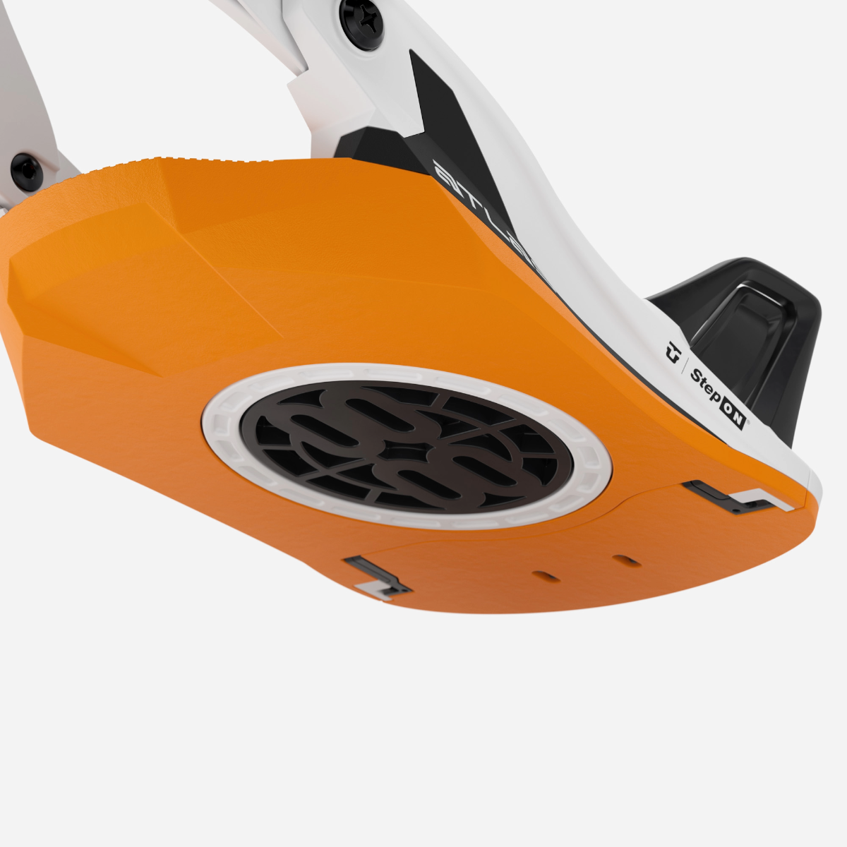 Union Binding - Men's Atlas Step On® Bindings - White/Orange