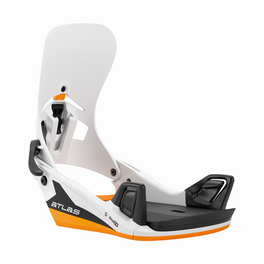 Union Binding - Men's Atlas Step On® Bindings - White/Orange
