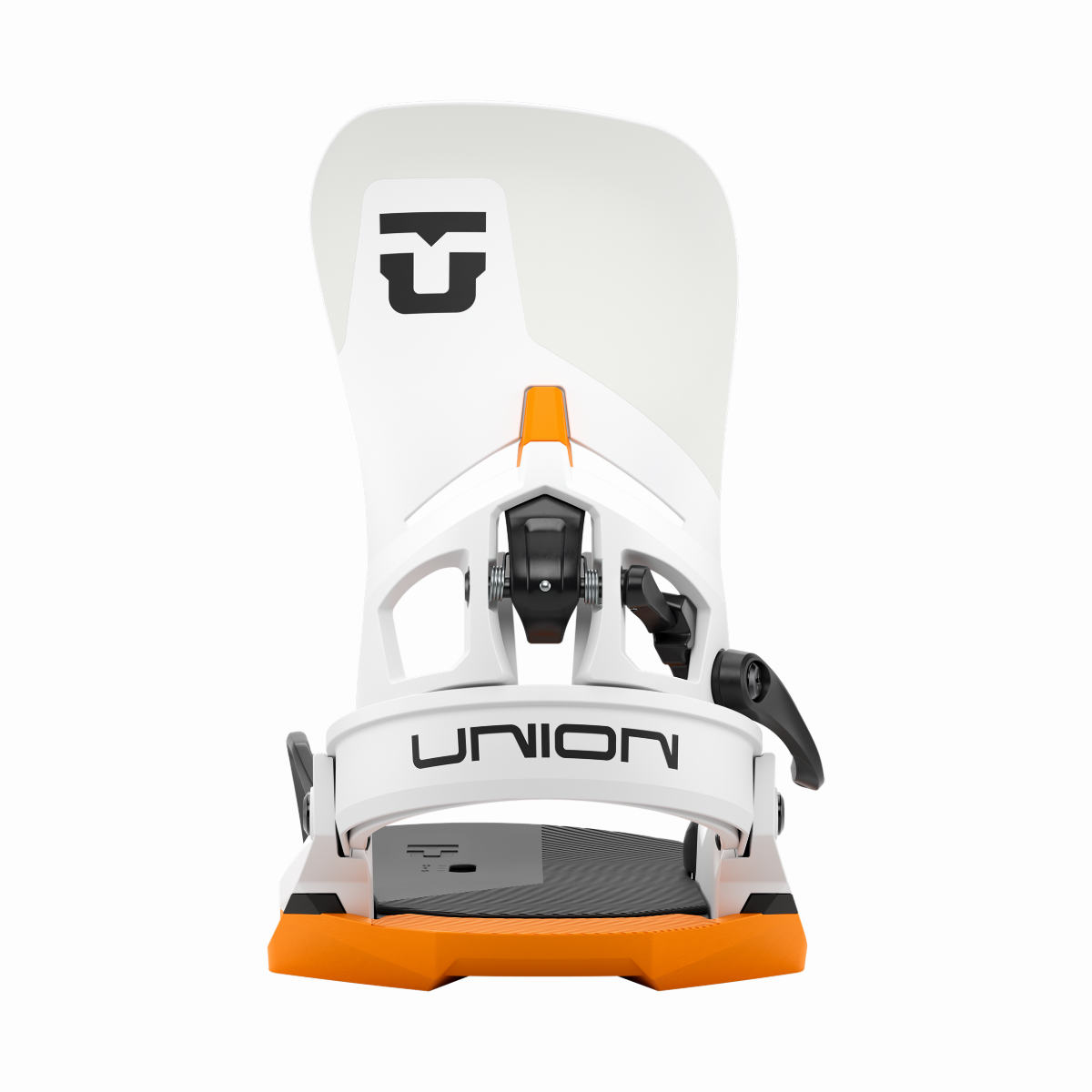 Union Binding - Men's Atlas Step On® Bindings - White/Orange