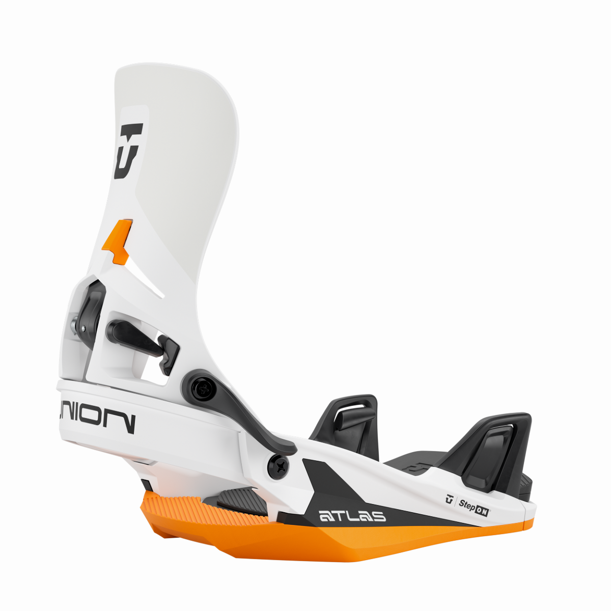 Union Binding - Men's Atlas Step On® Bindings - White/Orange