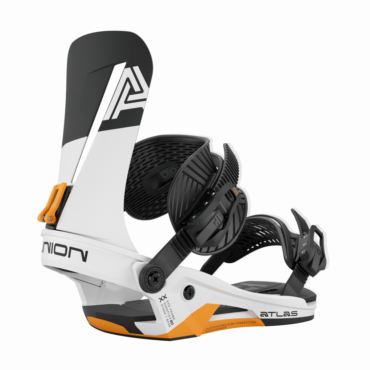 Union Binding - Unisex Atlas Bindings - White/Orange