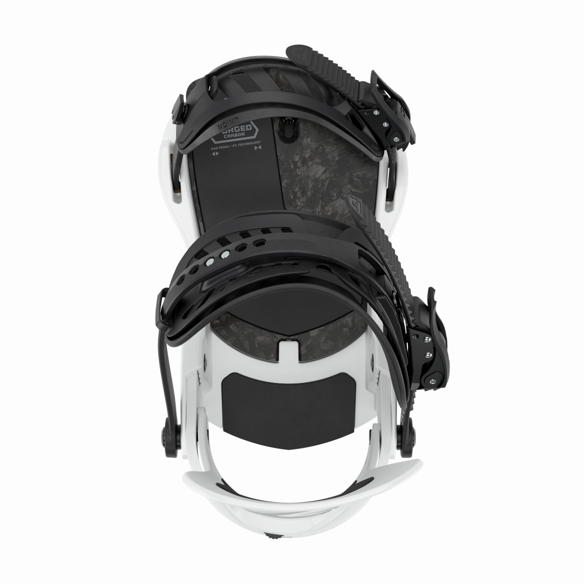 Union Binding - Unisex Atlas Pro Bindings - Metallic White