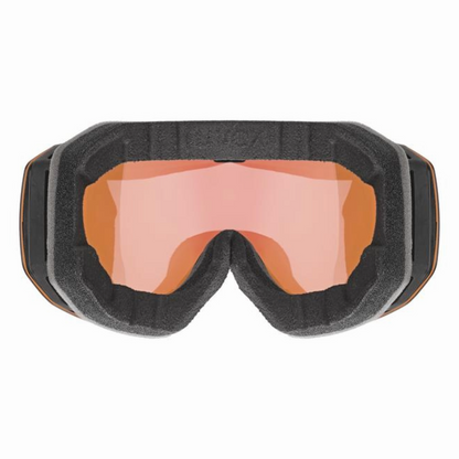 Uvex - Unisex Epic ATTRACT Goggles - Black Matt/Gold/Orange - Futureproof.life