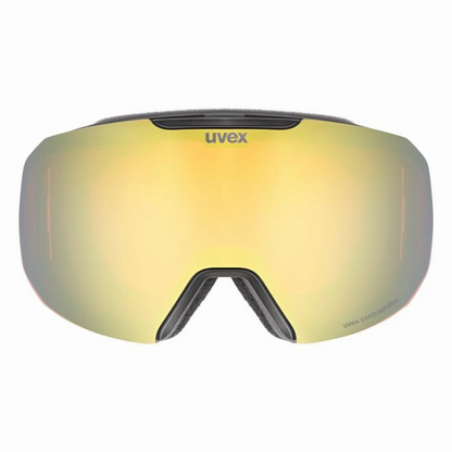 Uvex - Unisex Epic ATTRACT Goggles - Black Matt/Gold/Orange - Futureproof.life