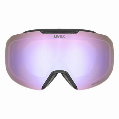 Uvex - Unisex Epic ATTRACT Goggles - Black Matt/Lavender/Yellow - Futureproof.life