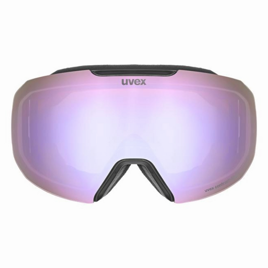 Uvex - Unisex Epic ATTRACT Goggles - Black Matt/Lavender/Yellow
