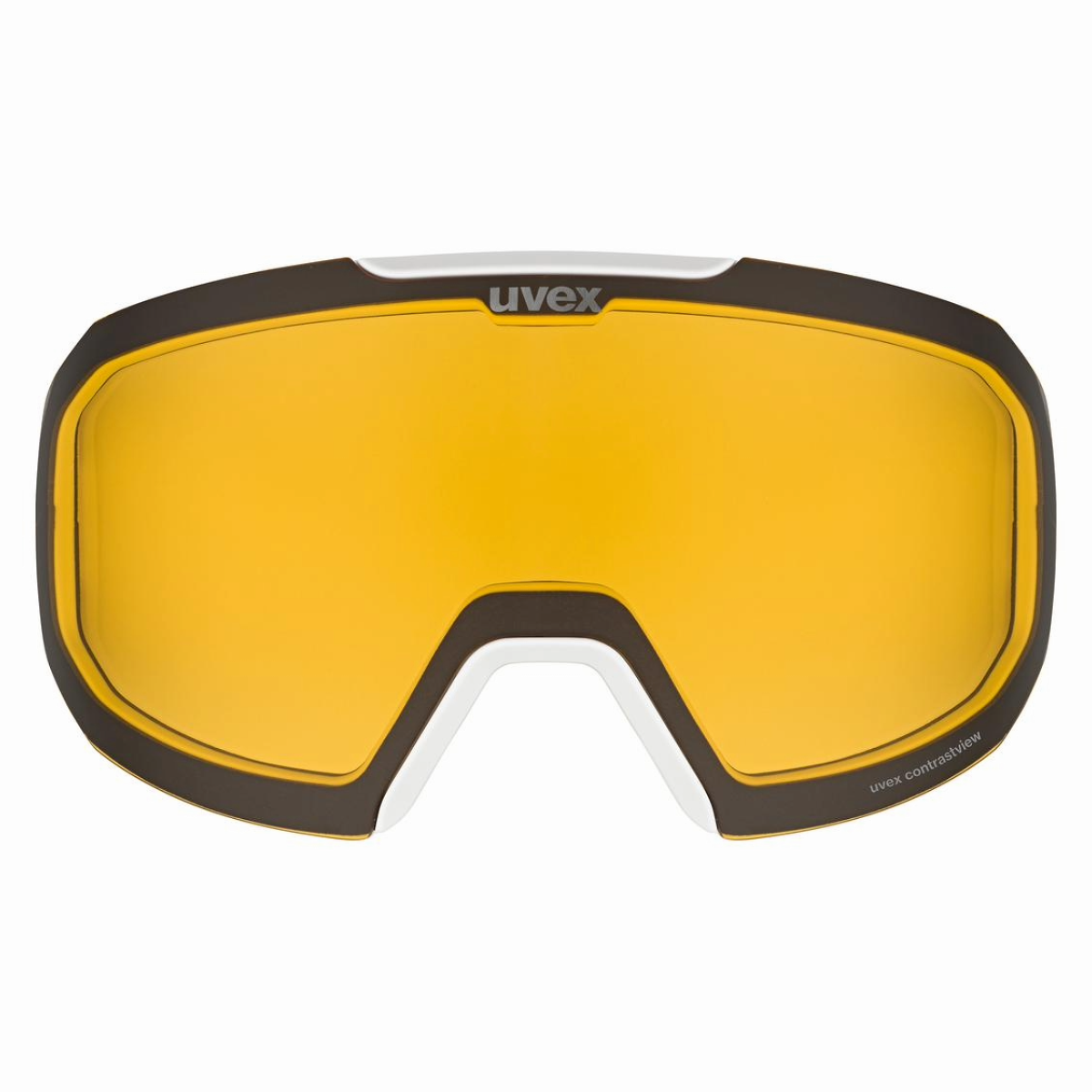 Uvex - Unisex Epic ATTRACT Goggles - White Matt/Green/Orange
