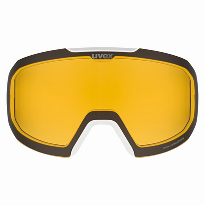 Uvex - Unisex Epic ATTRACT Goggles - White Matt/Green/Orange - Futureproof.life