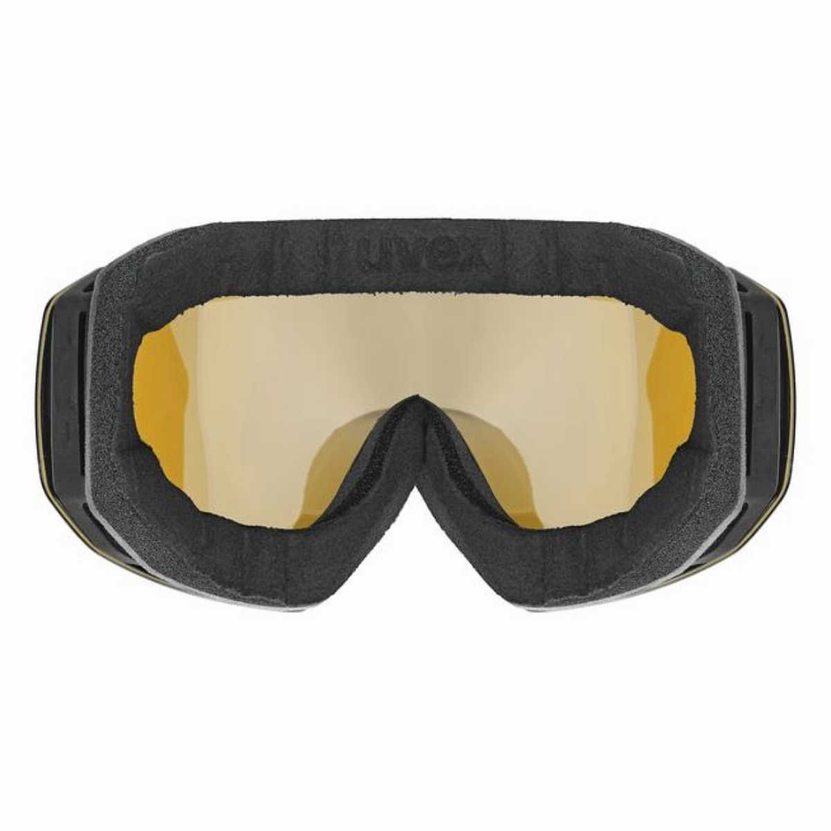 Uvex - Unisex Epic ATTRACT Small Goggles - Black Matt/Silver/Yellow