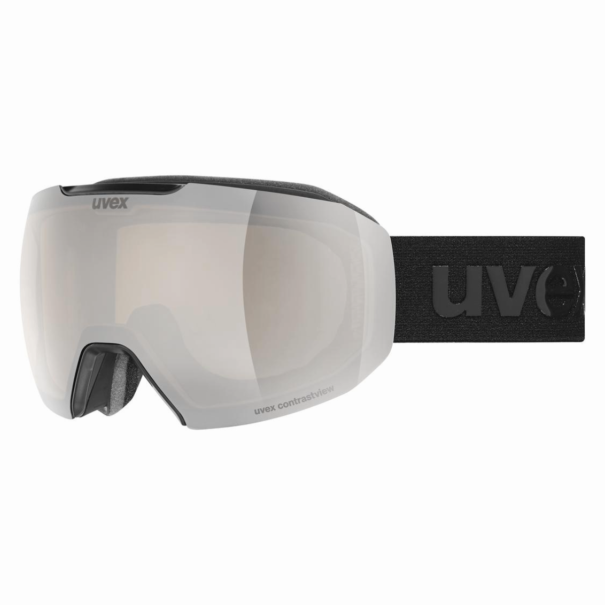 Uvex - Unisex Epic ATTRACT Small Goggles - Black Matt/Silver/Yellow