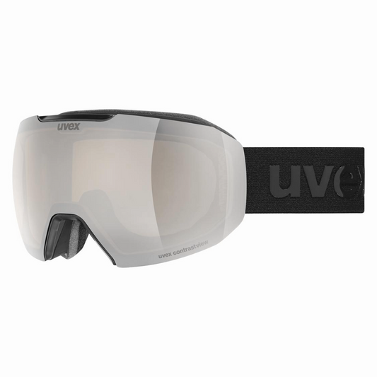 Uvex - Unisex Epic ATTRACT Small Goggles - Black Matt/Silver/Yellow