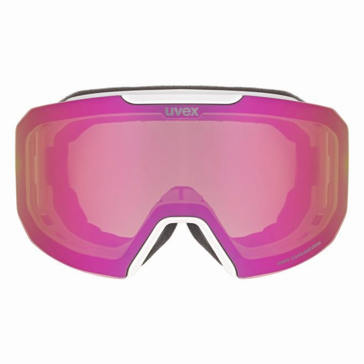 Uvex - Unisex Evidnt ATTRACT WE Goggles - White Matt/Rose/Green