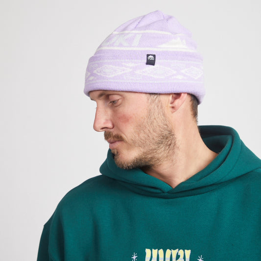 Yuki Threads - Unisex Mountain Vibes Beanie - Purple Haze