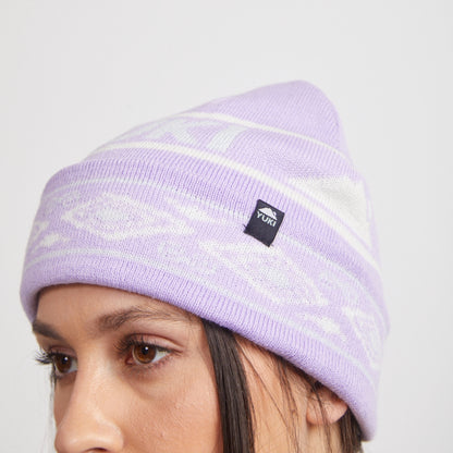 Yuki Threads - Unisex Mountain Vibes Beanie - Purple Haze - Futureproof.life