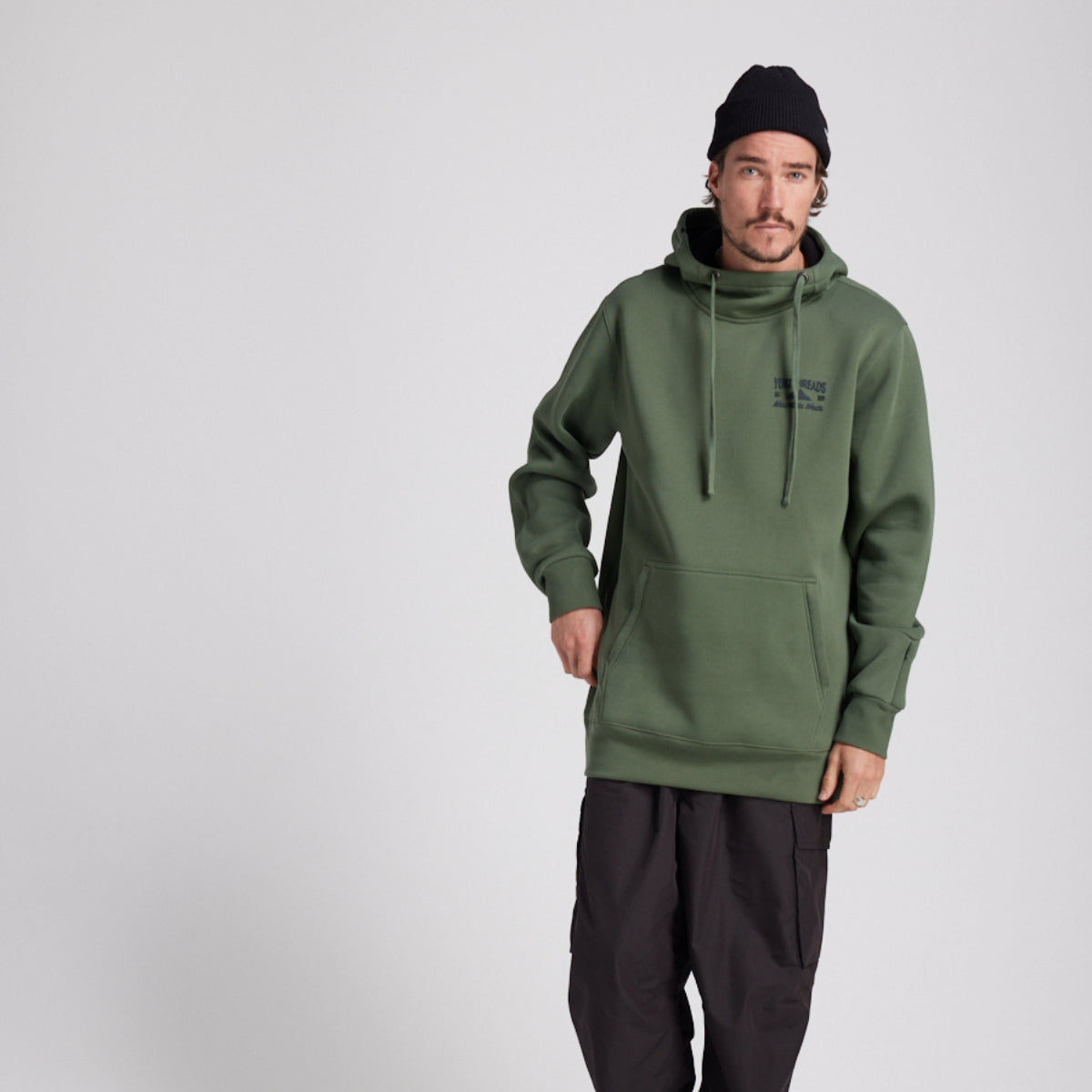 Yuki Threads - Unisex Loop Shred Hoodie - Thyme - Futureproof.life