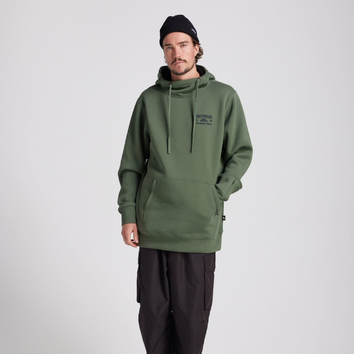 Yuki Threads - Unisex Loop Shred Hoodie - Thyme - Futureproof.life