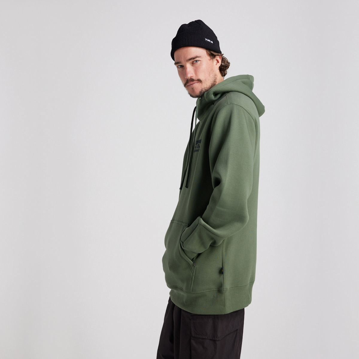 Yuki Threads - Unisex Loop Shred Hoodie - Thyme - Futureproof.life