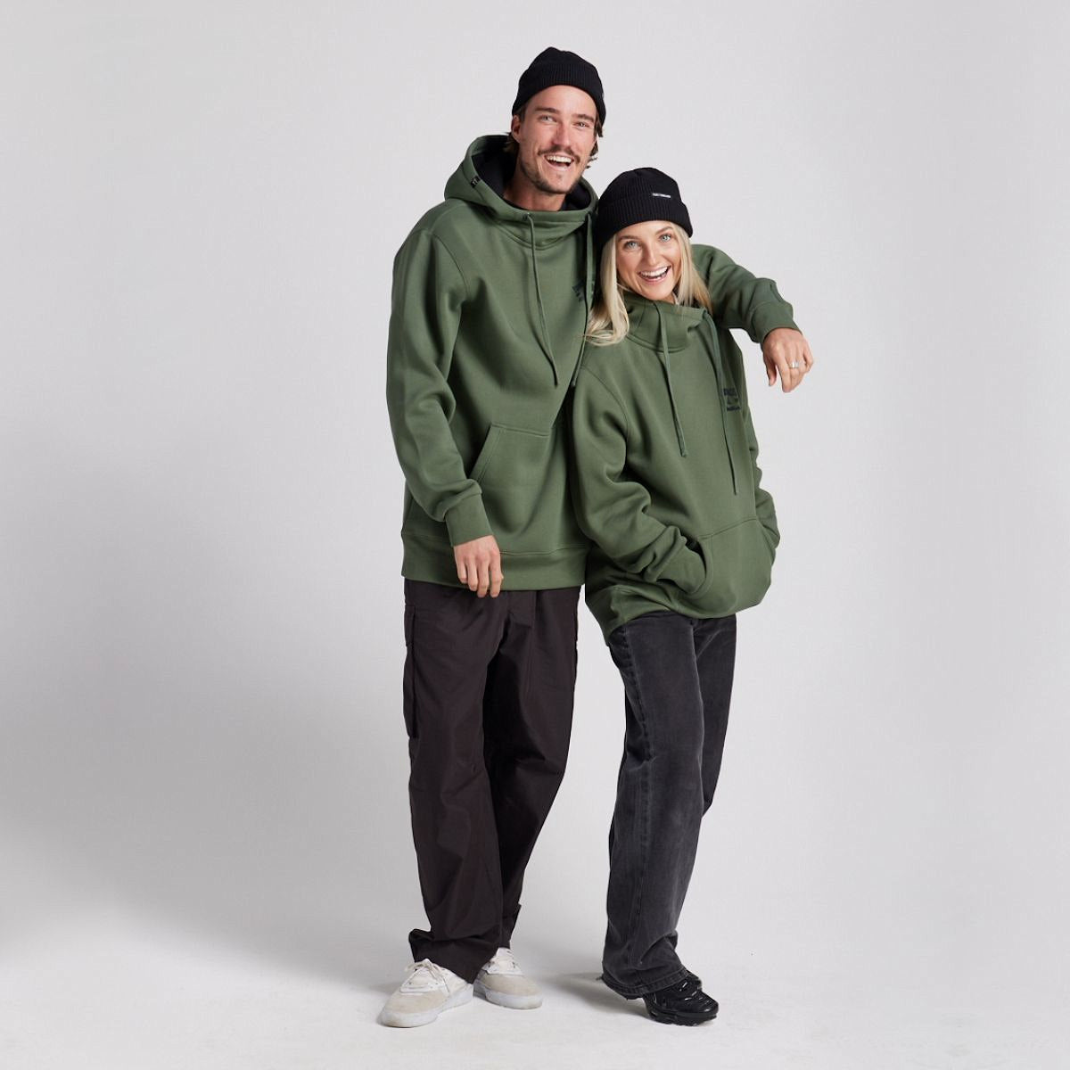 Yuki Threads - Unisex Loop Shred Hoodie - Thyme - Futureproof.life