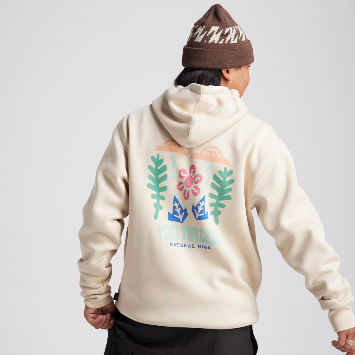 Yuki Threads (Sample) - Unisex Natural High Hoodie - Stone
