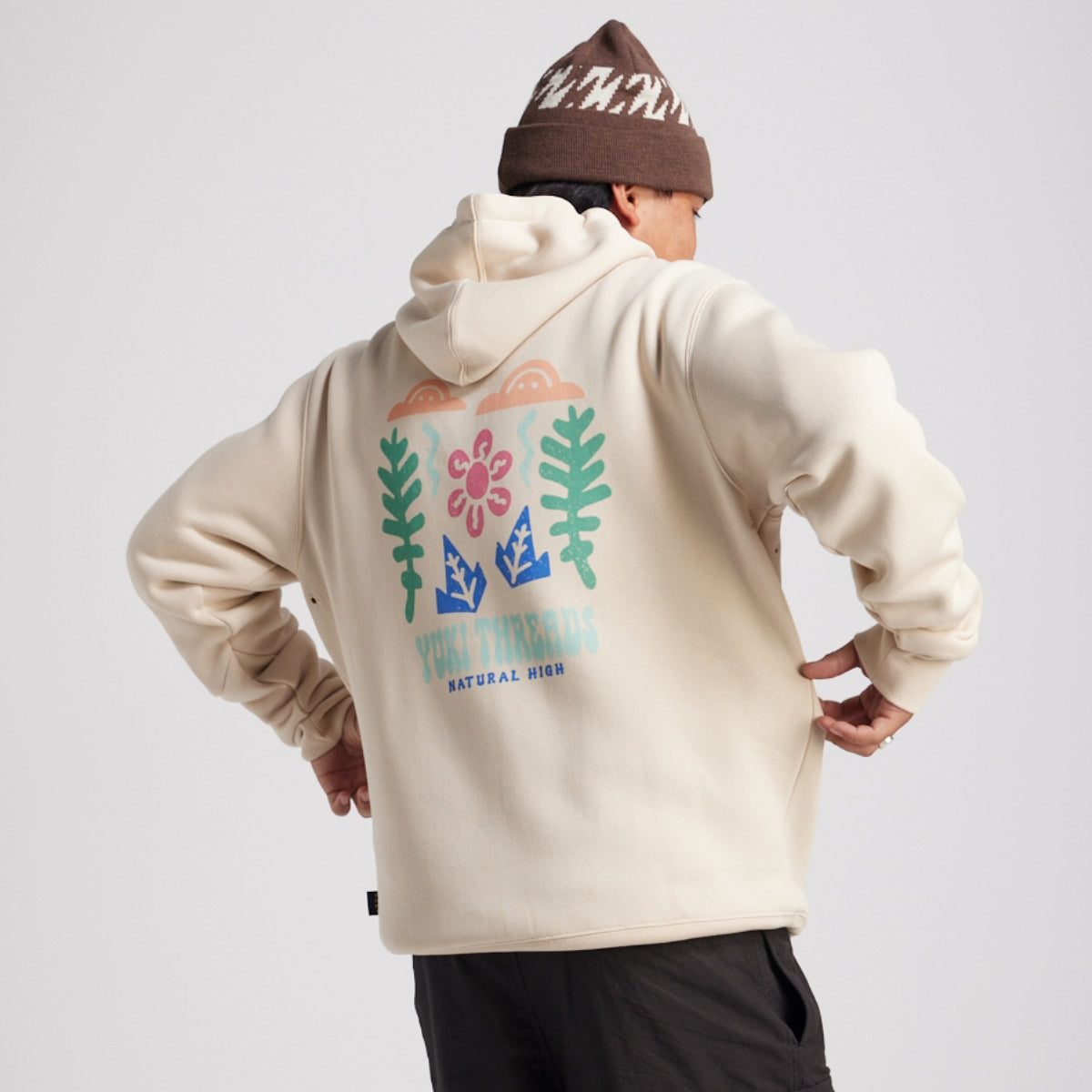 Yuki Threads (Sample) - Unisex Natural High Hoodie - Stone