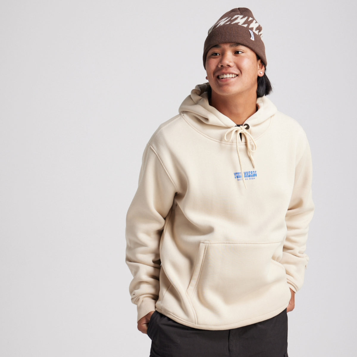 Yuki Threads (Sample) - Unisex Natural High Hoodie - Stone