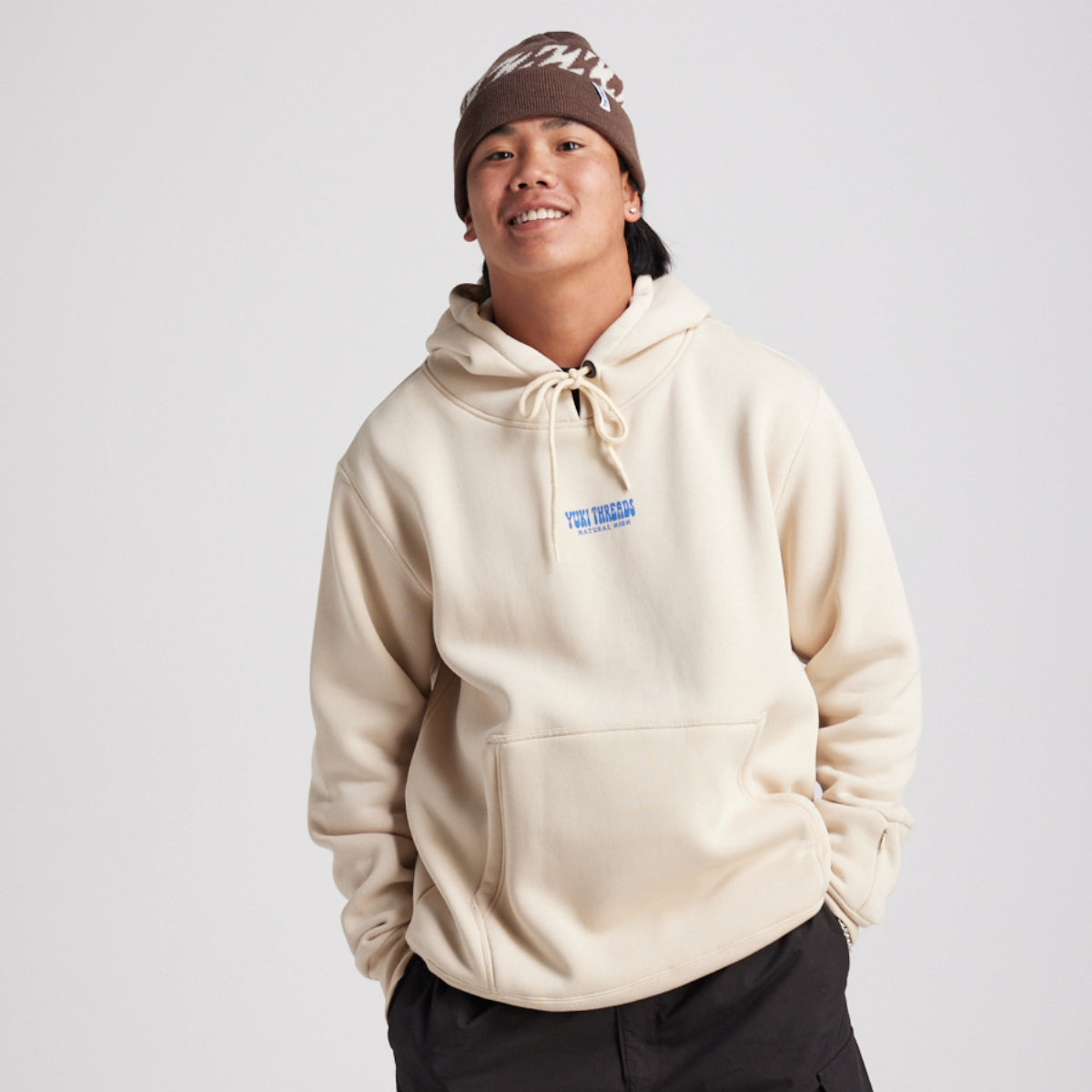 Yuki Threads (Sample) - Unisex Natural High Hoodie - Stone