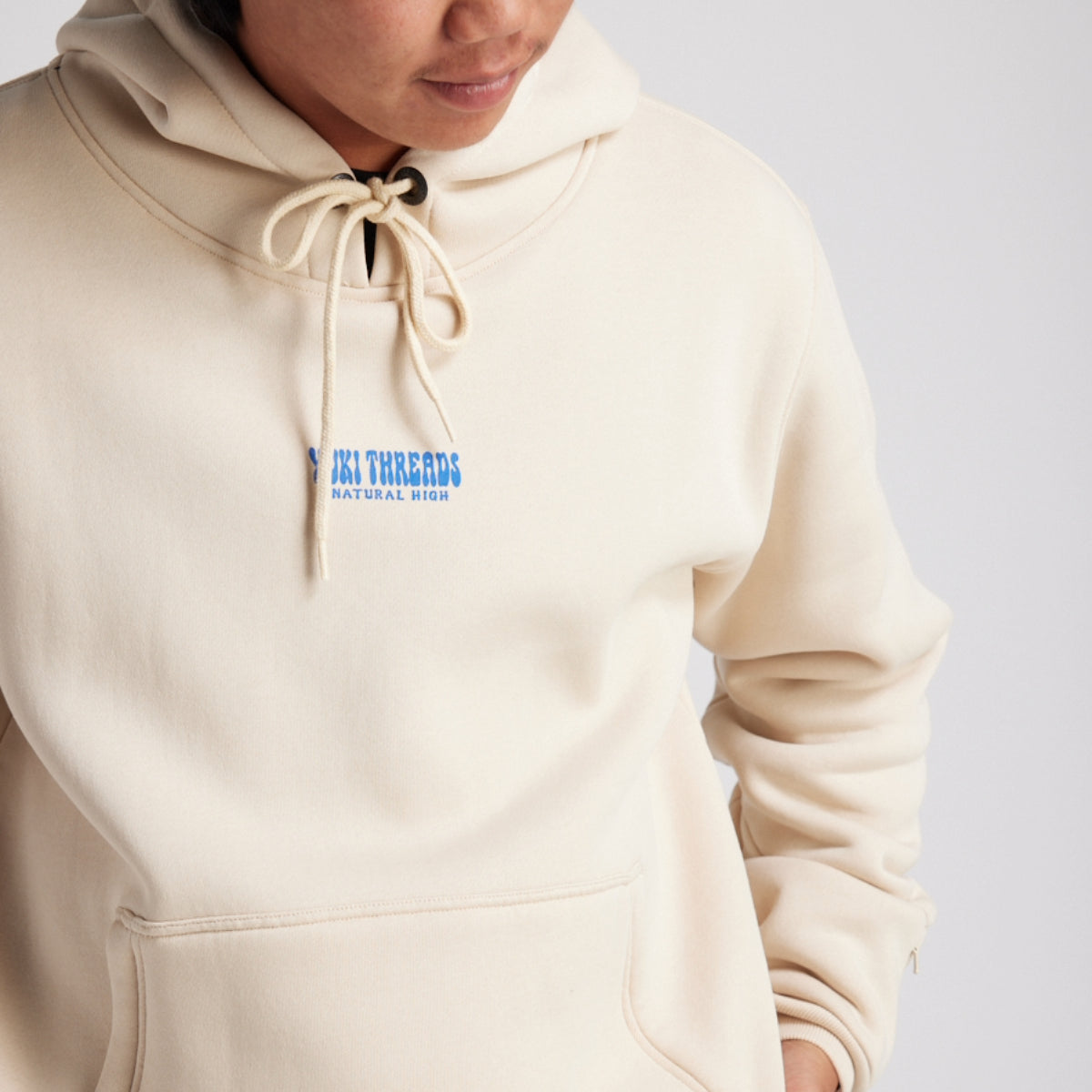 Yuki Threads (Sample) - Unisex Natural High Hoodie - Stone