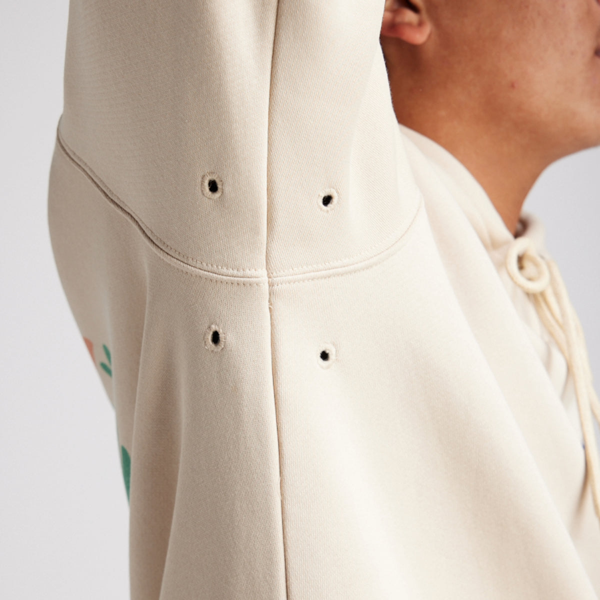 Yuki Threads (Sample) - Unisex Natural High Hoodie - Stone