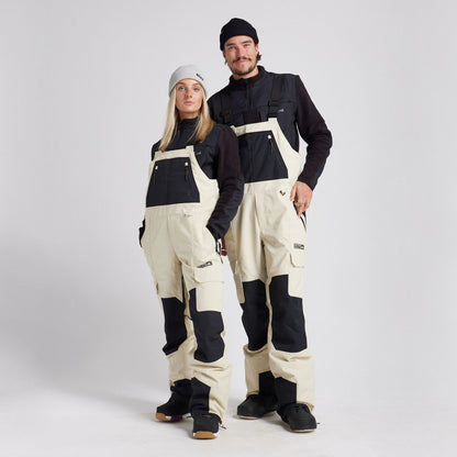Yuki Threads - Unisex Northbound Bib - Stone - Futureproof.life