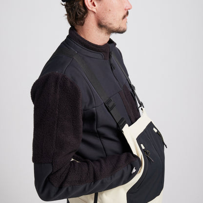 Yuki Threads - Unisex Northbound Bib - Stone - Futureproof.life