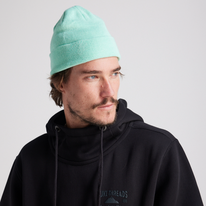 Yuki Threads (Sample) - Unisex Bird Beanie - Mint - Futureproof.life