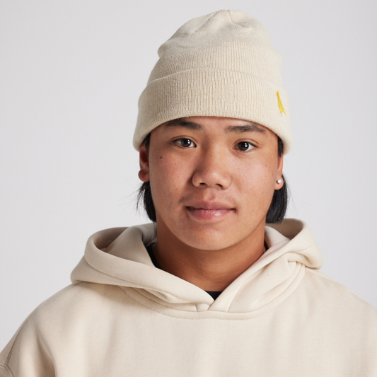 Yuki Threads (Sample) - Unisex Bird Beanie - Stone