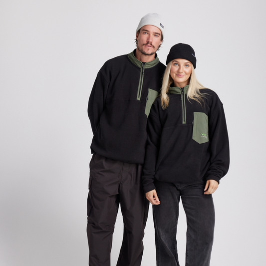 Yuki Threads (Sample) - Unisex Monte Fleece - Black