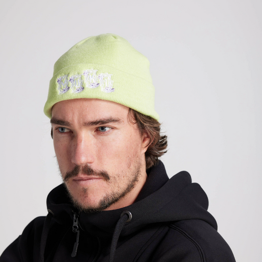 Yuki Threads (Sample) - Unisex Warped Beanie - Mint