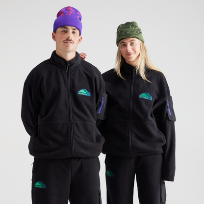 Yuki Threads - Unisex Eddie Fleece - Black - Futureproof.life