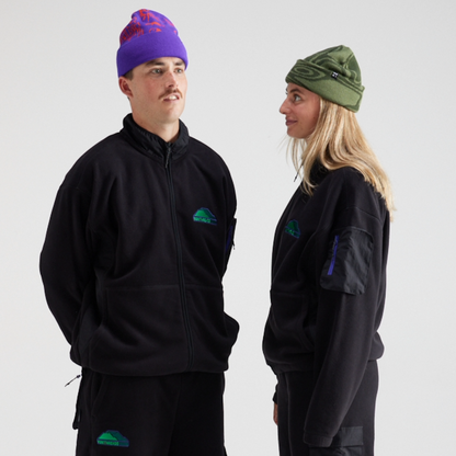Yuki Threads - Unisex Eddie Fleece - Black - Futureproof.life