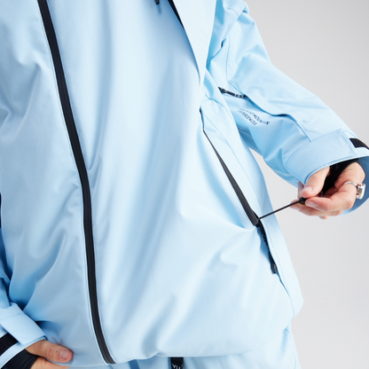 Yuki Threads - Unisex Street Jacket - Airy Blue - Futureproof.life