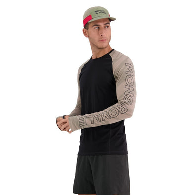 Mons Royale Men's Temple Tech LS - Black / Undercover Camo