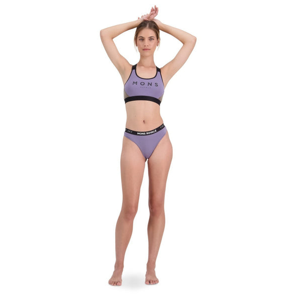 Mons Royale Women's Merino Thong - Thistle