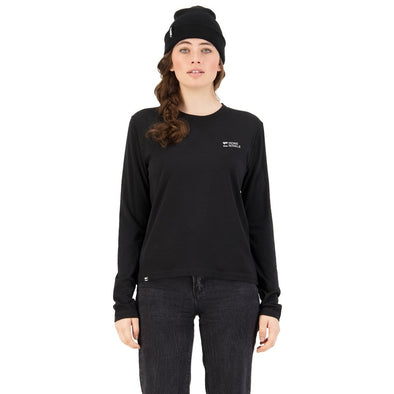 Mons Royale Icon Relaxed LS - Black