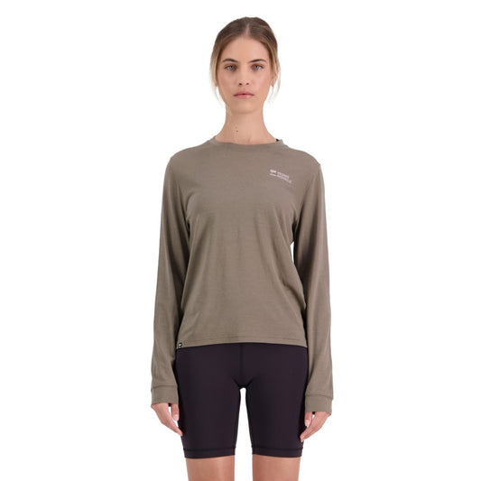 Mons Royale (Sample) - Women's Icon Relaxed LS - Walnut