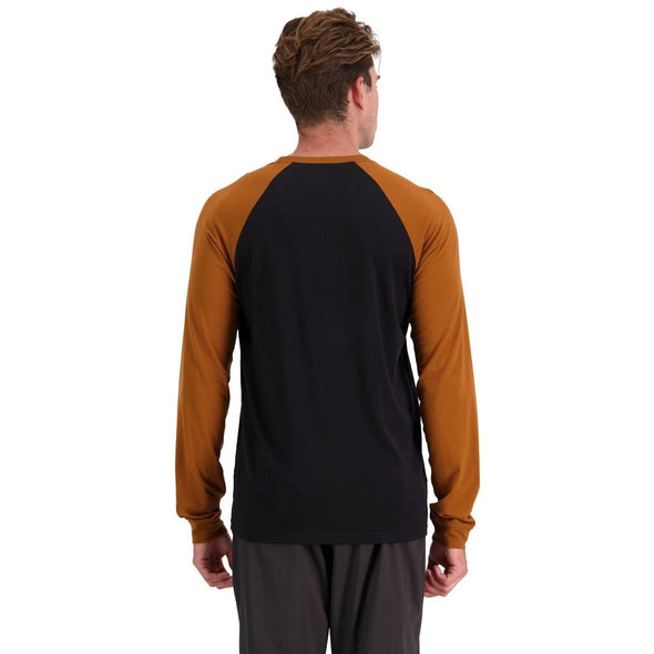 Mons Royale Men's Icon Raglan - Black / Copper