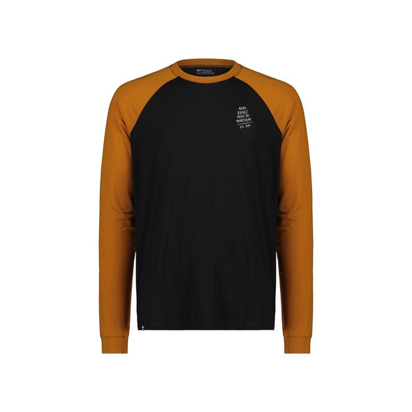 Mons Royale Men's Icon Raglan - Black / Copper