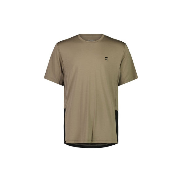 Mons Royale Men's Tarn Merino Shift T-Shirt - Walnut / Black
