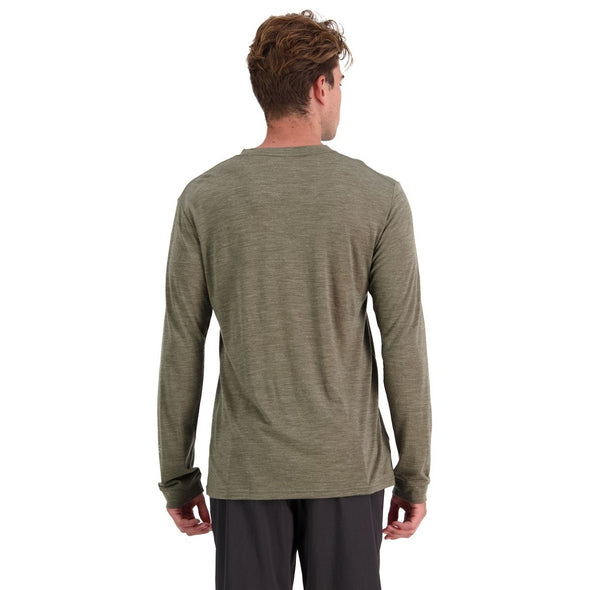 Mons Royale Men's Zephyr Merino Cool LS - Olive