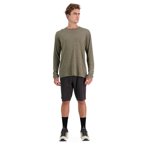 Mons Royale Men's Zephyr Merino Cool LS - Olive