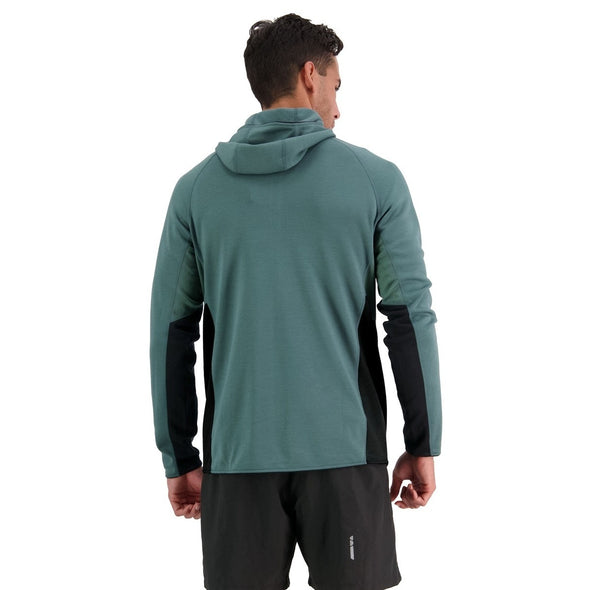 Mons Royale Men's Approach Merino Shift Fleece Hood - Burnt Sage
