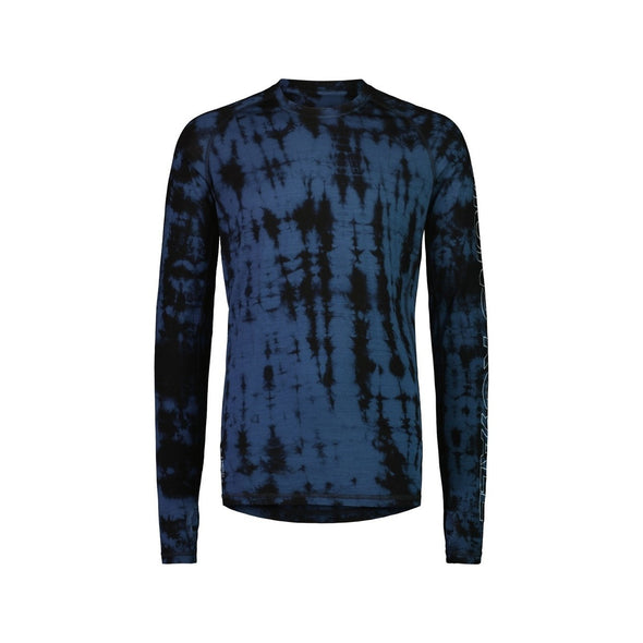 Mons Royale Men's Temple LS Garment Dyed - Ice Night Tie Dye