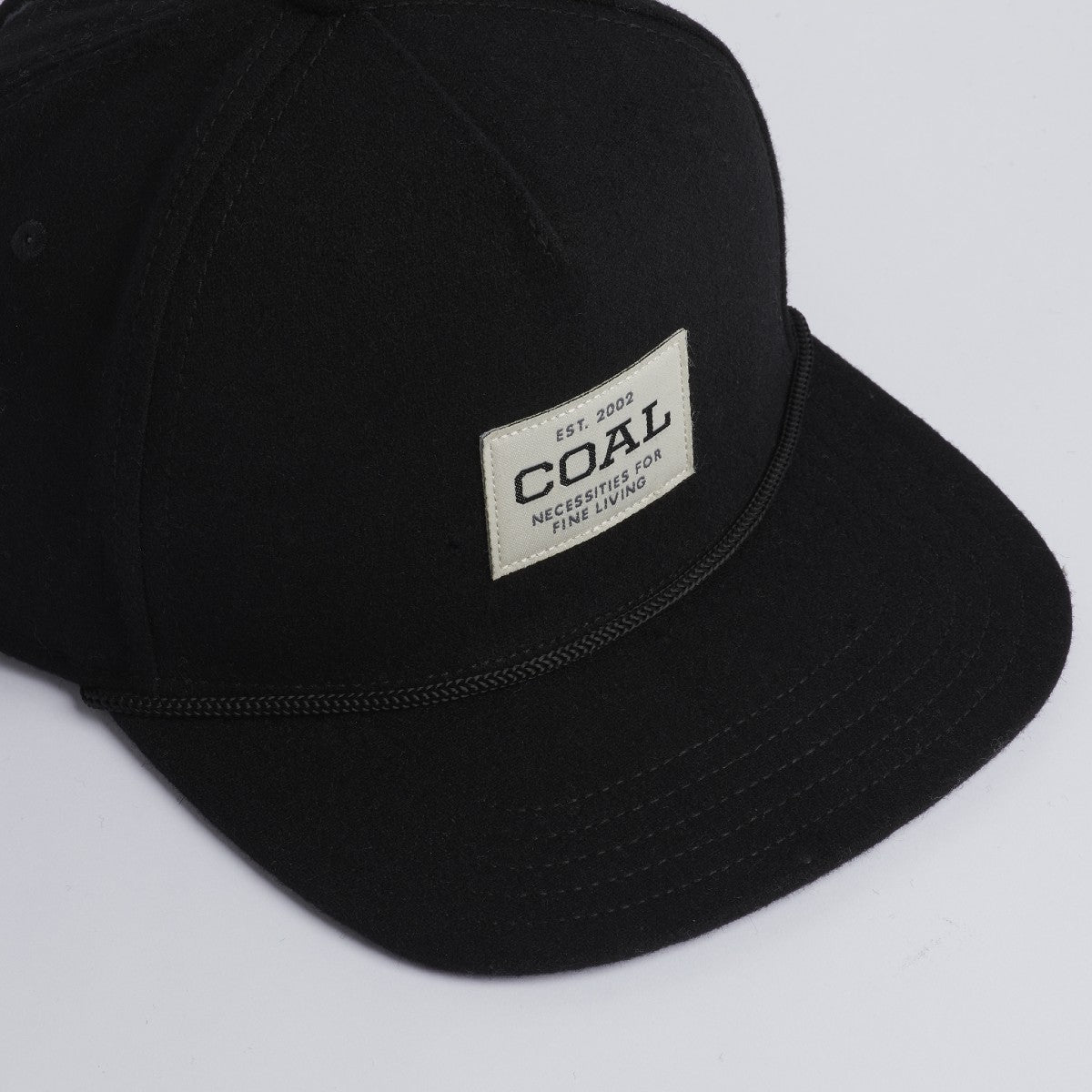 Coal - The Uniform Cap - Black Flannel